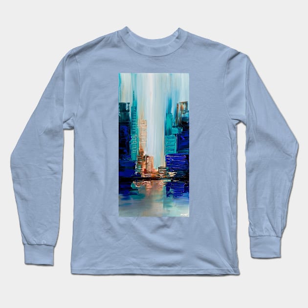 City Lights Long Sleeve T-Shirt by osnattzadok